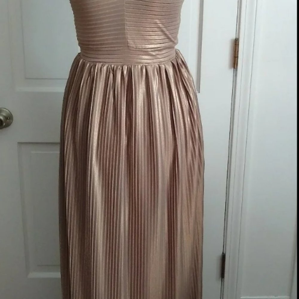 Handmade gold maxi dress - Picture 7 of 7